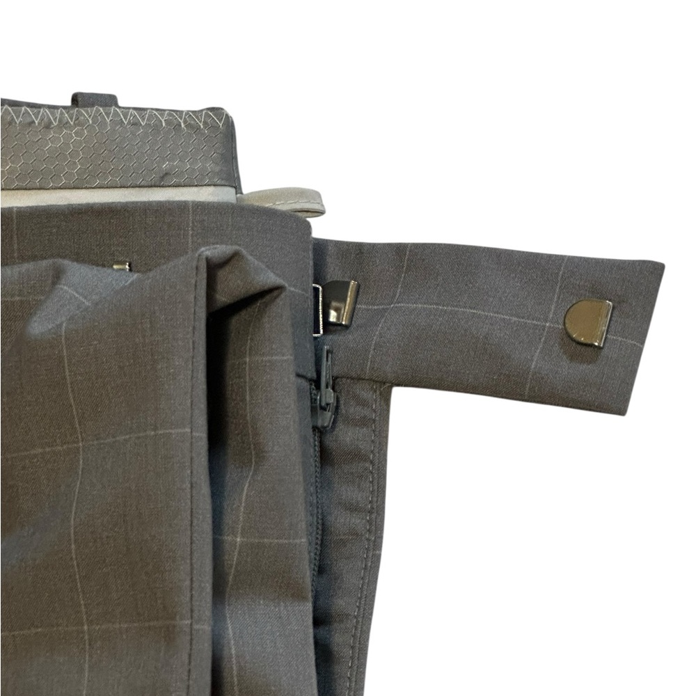 Cache Gray Wool-Blend Suit Modern Slim Fit - Picture 15 of 16